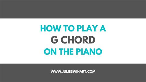 How To Play G Chord On Piano Atelier Yuwa Ciao Jp