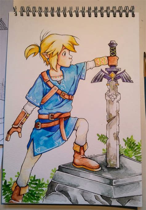 Legend Of Zelda Link Skyward Sword Drawing