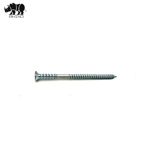 Torx Csk Head With 6 Ribs Knurled Neck Double Thread Galvanized