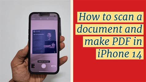 How To Scan A Document And Make Pdf In Iphone Or Iphone Plus