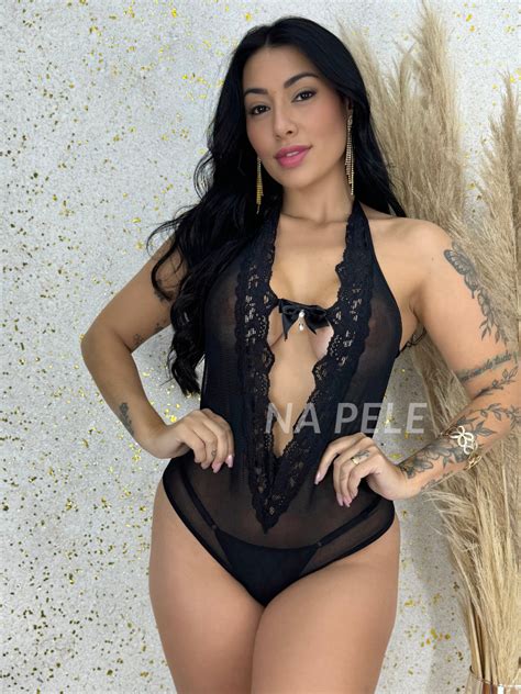 Body Renda Sensual Tule E Renda Bordado Lingerie Sexy Completa Sem Bojo Feminino Shopee Brasil
