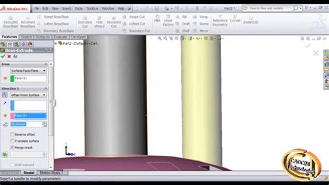 Extruding A Sketch In Solidworks Youtube