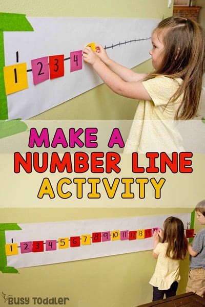 Number Line Activities For Kindergarten