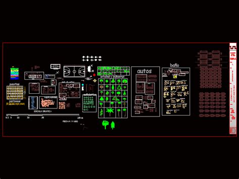 Bloques Mobiliario En AutoCAD Librería CAD