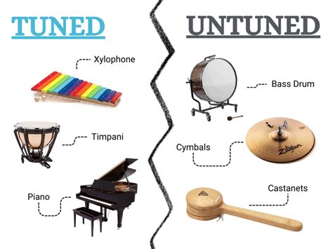 complete list  percussion instruments teds list