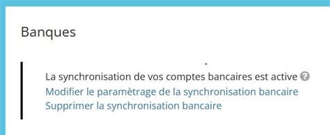 La Fonction De Synchronisation Automatique Avec Votre Banque