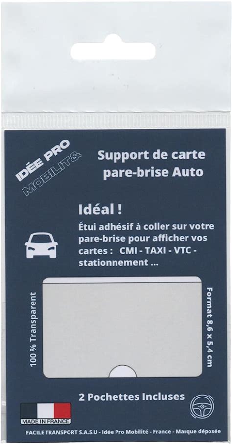 Amazon Fr Support De Carte Pare Brise Transparent Adh Sif Inclusion