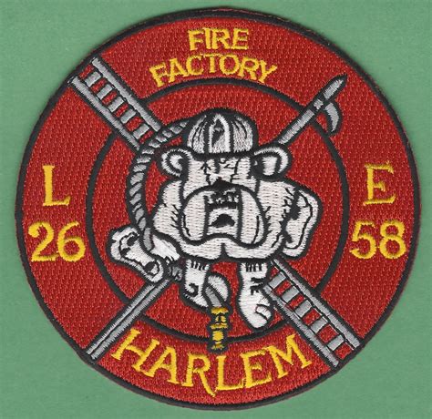 Fdny Harlem New York Engine Ladder Fire Company Patch