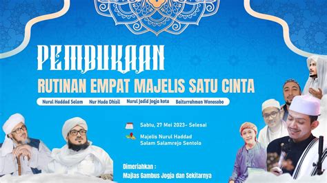 PEMBUKAAN RUTINAN MAJELIS SATU CINTA SALAM SALAMREJO SENTOLO YouTube