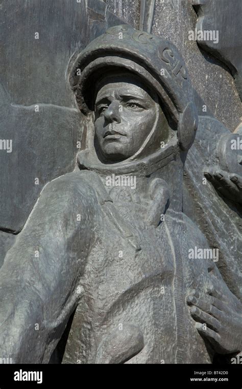 The Worlds First Cosmonaut Yuri Gagarin 1934 1968 On A Relief