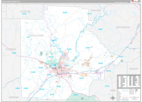 Maps of Tuscaloosa County Alabama - marketmaps.com