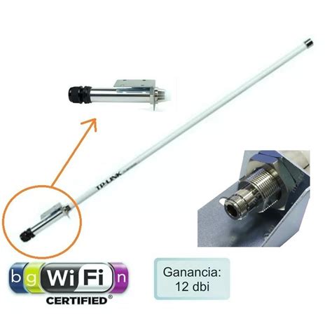 Antena Exterior Omni Direccional Tplink Dbi Conector N Mercado Libre