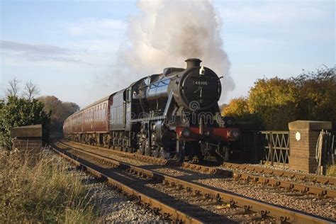 Steam passenger train stock image. Image of historical - 3847519