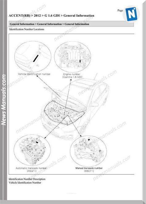 Hyundai Accent Rb Models Year Workshop Manual