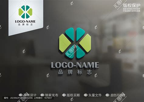 K字母心形标志食品饮料logo吉祥物设计设计模板汇图网