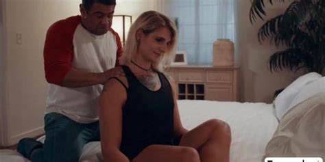 Blonde Shemale Lets Horny Stepbrother Bareback Her Wet Ass Draven Navarro Tnaflix