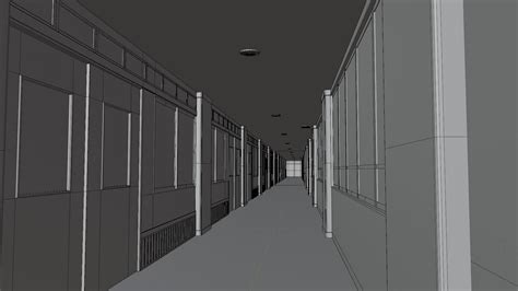 Anime Corridor - 3D Model by RYANMAICOL