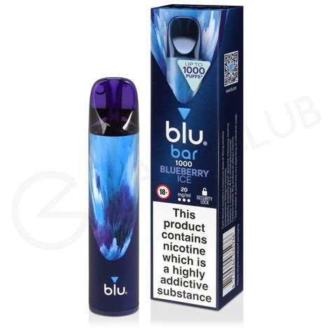 Blueberry Ice Blu Bar Disposable Vape