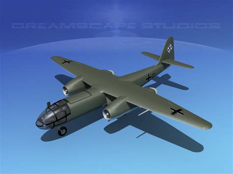 Arado Ar 234 B Blitz V08 3d 모델 109 Unknown Dwg Dxf Lwo Max Obj