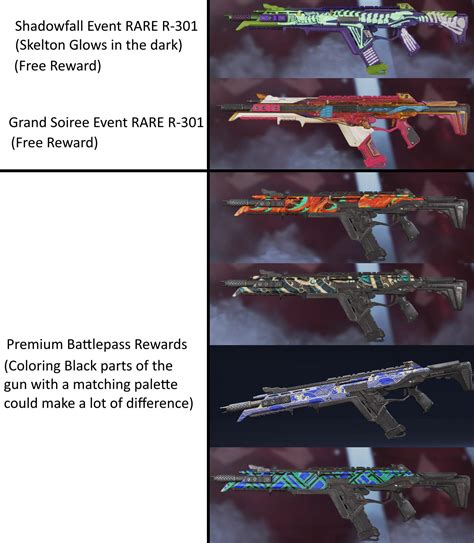 Rare weapon skins from Battlepass have been underwhelming since season