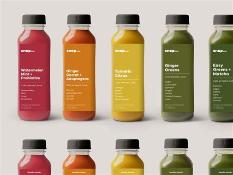 Juice Label Designs By Brandon Termini