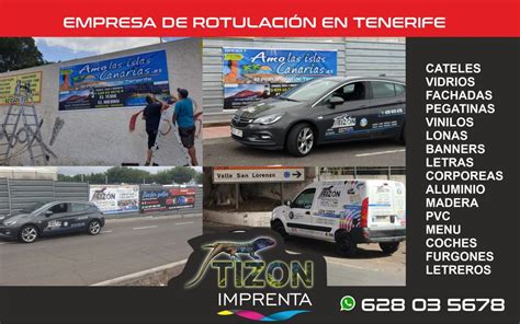 Carteles En Tenerife Arona Adeje Impresion Imprenta En Tenerife Sur