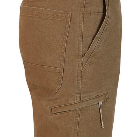 Weatherproof Vintage Mens Flex Utility Stretch Canvas Pant Brown 40x34