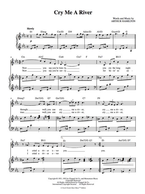 Cry Me A River Guitar Chords | Go Guitar Sheet Music