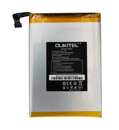 Oukitel Replacement Battery For Wp Smartphone Gadget Mou