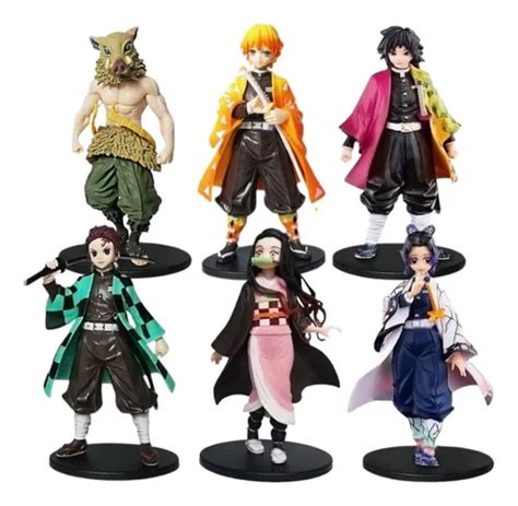 6 Piezas Anime Demon Slayer Juguete Figuras De Colección MercadoLibre