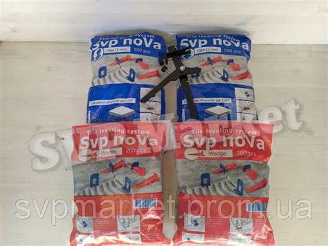 Купить Комплект СВП Нова "SVP- noVa " 1000 Зажим 1мм + 400 Клин ...