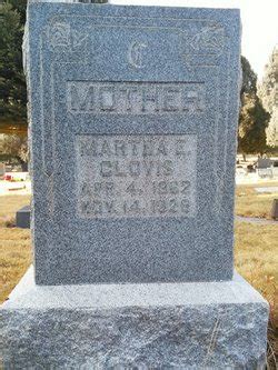 Martha Elizabeth Mattie Mckinnis Clovis Memorial Find A