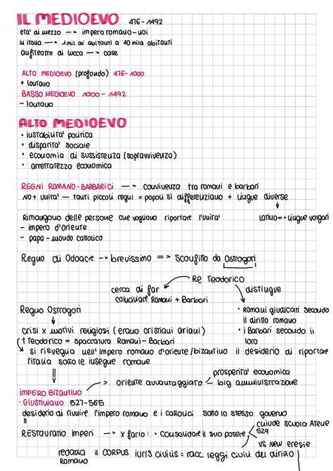 Medioevo Storia E Geografia Scientifico Scienze Applicate Studocu