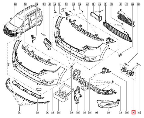 622210972R Kit Suporte Para Choques Dianteiro Direito Esquerdo