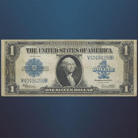 The Last Large Size One Dollar Silver Certificate