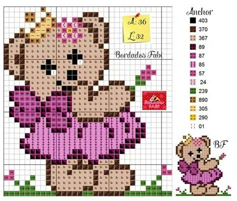 Teddy Bear Crafts Baby Teddy Bear Cross Stitch Sea Cross Stitch