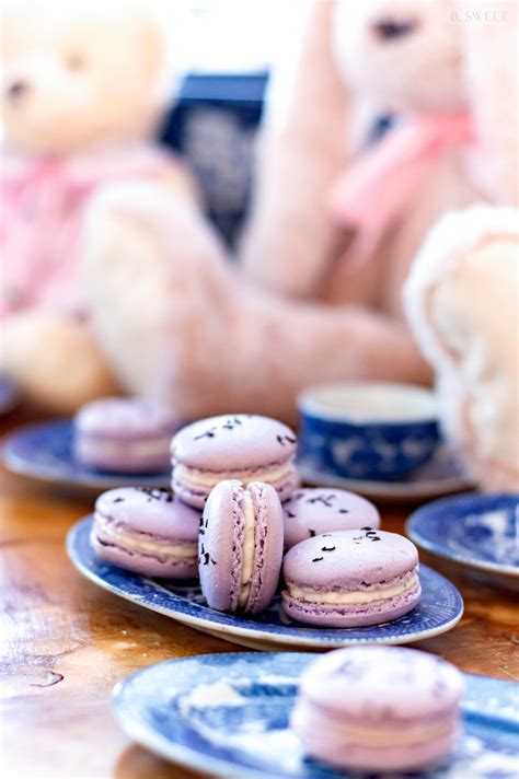 Earl Grey And Lavender Honey Macarons — B Sweet