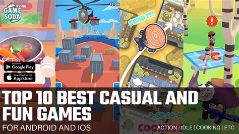 Top 10 Best Casual And Fun Games For Android And Ios Gamesoda Youtube