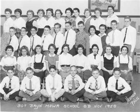 Bryn Mawr School (Chicago) Class Pictures 1957-1958