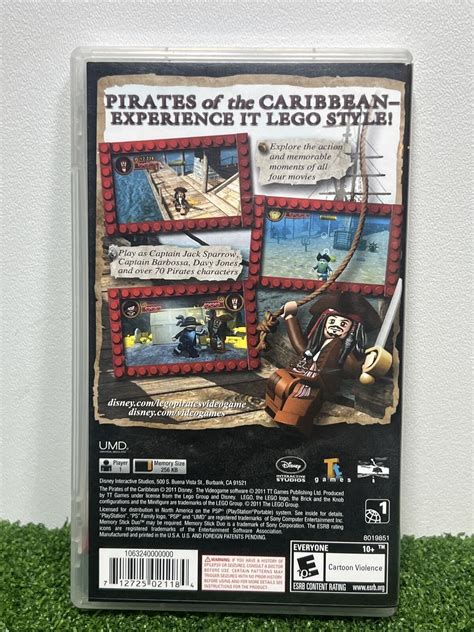 Lego Pirates Of The Caribbean The Video Game Sony PSP Complete ...