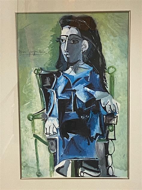 Pablo Picasso Jacqueline Lithograph From Pablo Picasso Portrait Of