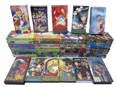 ShopTheSalvationArmy - Lot Of 39 SAILOR MOON & Other Assorted ANIME VHS Tapes