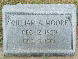 William A Moore 1859 1901 Mémorial Find a Grave