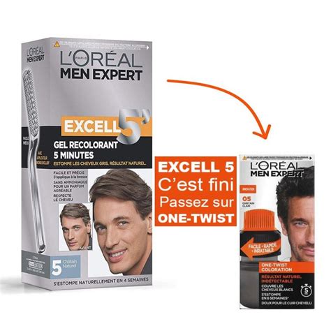 Coloration L Oréal Men Expert Excell 5 Gel One Twist Coloration