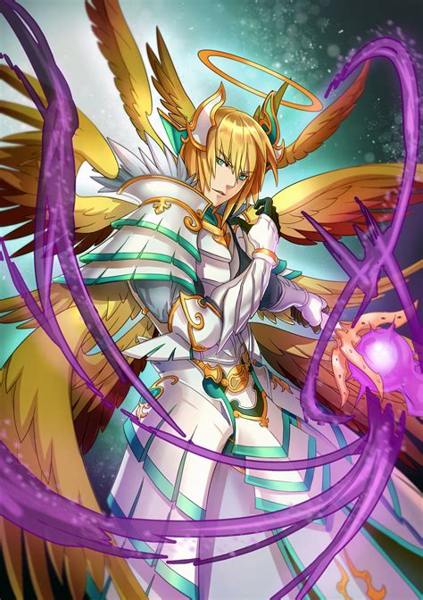 Archangel Lucifer Puzzle And Dragons Drawn By Imari Danbooru