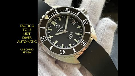 Tactico Tc13 Udt Diver 1200m Swiss Automatic Watch Review Valjoux