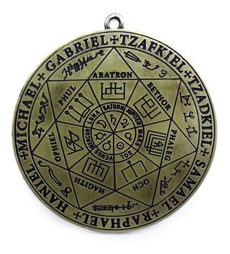 Pantaculo Selo 7 Arcanjos Tetragrammaton Cabala Mercado Livre