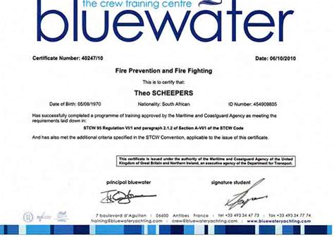 Stcw 95 Certificate – certificates templates free