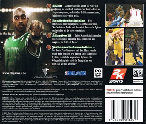 NBA 2K9 cover or packaging material - MobyGames