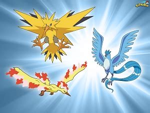 The legendary birds - Articuno, Zapdos and Moltres Photo (23941829 ...